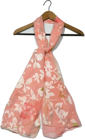Shanlin Floral Silk Feel Shawl Evening Wrap in Gift Box in Kuwait