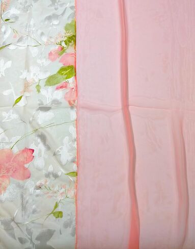 Shanlin Floral Silk Feel Shawl Evening Wrap in Gift Box in Kuwait