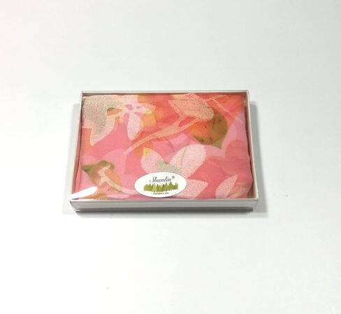 Shanlin Floral Silk Feel Shawl Evening Wrap in Gift Box in Kuwait