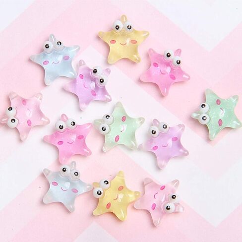 TOYANDONA Mini Mini Ornaments 60Pcs Mini Sea Creatures, Cute Miniature Resin Crab Shell Ornament Sea Creature Accessories for Decor or Crafts (Assorted Color) Mini Ornament Ocean Decor in Saudi Arabia