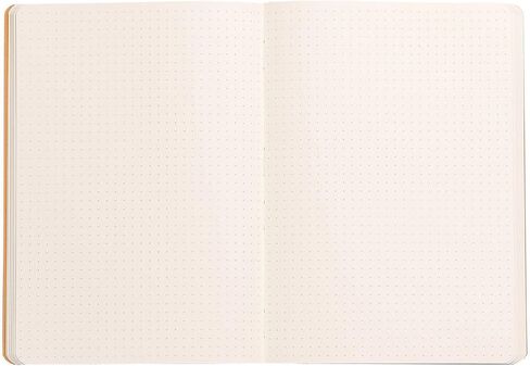 RHODIA 117455C - دفتر ملاحظات مرن بيج - A5 - نقطة منقط - 160 صفحة - ورق كليرفونتين عاجي 90 جم/م - إشارة مرجعية، إغلاق مرن - غطاء جلد صناعي - مجموعة Rhodiarama in Kuwait