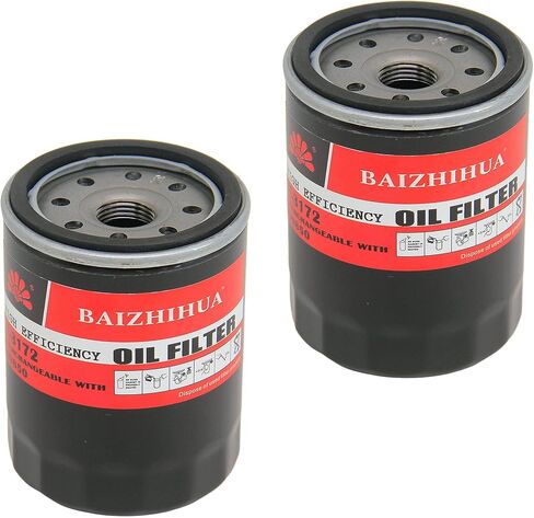 2-PACK BAIZHIHUA LF-3172 فلتر ناقل الحركة (10 ميكرون) استبدال فلتر زيت مجموعة المحرك 100850 يناسب الجندب 718K-720K-725K، 618، 718، 720 Onan، 721-718D، 721-725، 721D جزازة سلسلة الجوزاء in Kuwait
