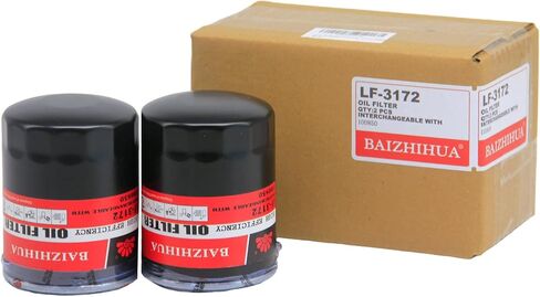 2-PACK BAIZHIHUA LF-3172 فلتر ناقل الحركة (10 ميكرون) استبدال فلتر زيت مجموعة المحرك 100850 يناسب الجندب 718K-720K-725K، 618، 718، 720 Onan، 721-718D، 721-725، 721D جزازة سلسلة الجوزاء in Kuwait