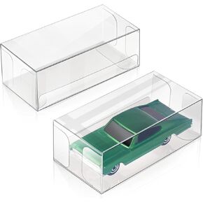 Storage Display Case Compatible with Hot-Wheels, 1/64 Scale Model Car Display Case Protector Compatible with Hot Wheels and Matchbox -(Ultimate 50 Packs)