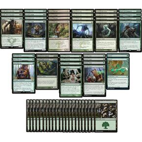 Elite Mono Green Stompy Deck - Aggro Devotion - Modern Legal - Custom Built - Magic The Gathering - MTG - 60 Card!