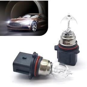 2 PCS PSX26W Car Fog Light Bulbs, 12V Halogen Turn Signal Brake Light Reversing Light Bulbs, Car Modification Replacement Parts, Universal for Most Cars, Trucks, SUVs (White)