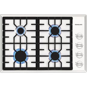 Gas Cooktop 30 Inch, GASLAND Chef PRO GH2305SF 5 Burner Gas Stove, Built-in NG/LPG Convertible Gas Cooktops, Gas Countertop Plug-in with Thermocouple Protection, Stainless Steel