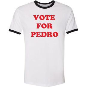 Vote for Pedro Funny Napoleon Dynamite Men's Ringer Tee
