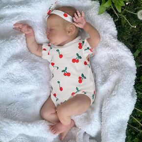Reborn Baby Dolls - 20 Inch Lifelike Newborn Baby Doll, Realistic Baby Doll with Advanced Painted Veins, Look Real Sleeping Girl Baby Doll with Soft Cloth Body for Kid Age 3+ Laura