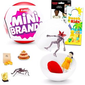 Zuru Mini Brands Netflix Series Mystery Ball - مجموعة ألعاب مفاجئة من سلسلة Netflix الأصلية الأيقونية مع ملصقات، شماعة باب | هدايا الكرة العمياء من العلامات التجارية الصغيرة