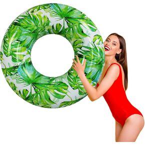 Pool Float for Adult, Inflatable Pool Float Tube, Adult Swim Ring, Water Fun Large Blow Up Summer Beach Swimming Raft Kids and Adults.