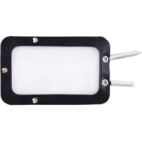 United Pacific C5028 Classic Vintage Style Steering Column Registration Holder, Steering Wheel Accessory, Synthetic Material w/Clear Window - ONE unit