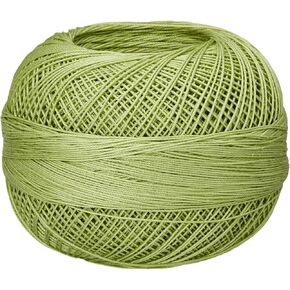 Handy Hands Lizbeth Premium Cotton Thread, Size 40, Orchid Green Dark