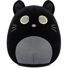 Avocado Cat Plush Pillows, Cat Stuffed Animals, Cute Cat Plushie Toy, Soft Avocado Cat Pillow Plush, Present for Kids Boys Girls Christmas Birthday (11.5 inches, Avocado Cat)