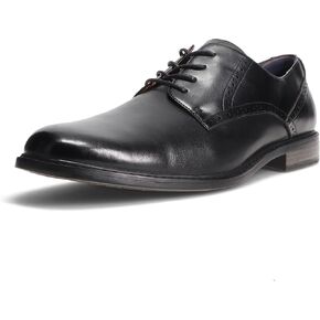 Gunnar and Troy Axel Mens Dress Shoes | Classic Wingtip Oxford Silhouette with Leather Uppers | Cushioned Dual-Density Footbed