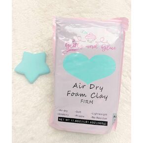 Air Dry Foam Firm Clay (Light Turquoise)