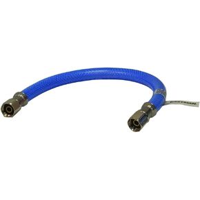 Eastman 6 Foot Flexible PEX Ice Maker Water Connector with Brass Nuts, 1/4 Inch x 1/4 Inch Compression, 41062