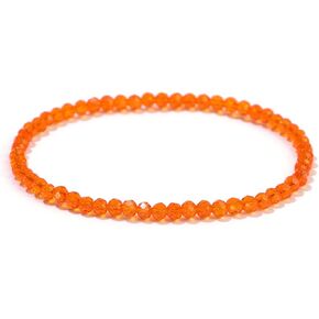 HANGINTHERE Crystal Bracelets for Women, 3mm Crystals, 7 Inches, 0.1 Ounces, Gift Jewelry Velvet Bags