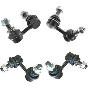 TRQ Front & Rear Sway Bar Stabilizer Link Set Compatible with 2005-2012 Nissan Pathfinder