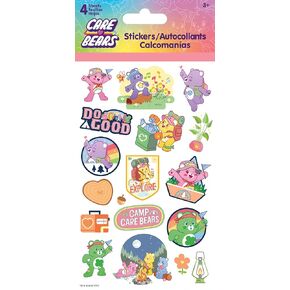 Care Bears - Camp - Standard 4 Sheet Stickers Standard Stickers - 4 Sheet