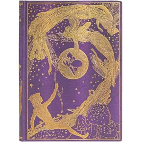 Paperblanks | Violet Fairy | Lang’s Fairy Books | Hardcover | Midi | Lined | Elastic Band Closure | 144 Pg | 120 GSM