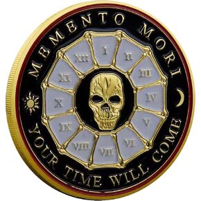 عملة Memento Mori وMemento Vivere مصنوعة بأناقة: احتضن الرواقية مع تذكيرات خالدة