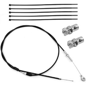 75 inch Go Kart Throttle Cable Kit, Universal Straight Throttle Cable Go Kart Throttle Cable for VM22 VM24 Predator 212cc 196cc 6.5hp GX160 GX200 Sportworks Heavy Duty Lawn Mower Go Kart Accessories