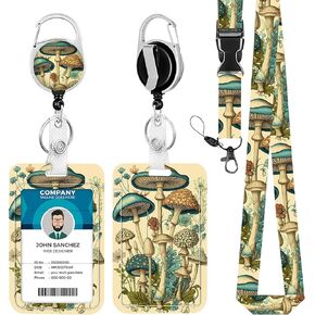 ID Badge Holder with Lanyard,Christmas Theme Badge Holder with Lanyard Badge Holders ID Card Holders for Badges Badge Holder for Women Teacher ID Badge Holder Cute Lanyards for ID Badges