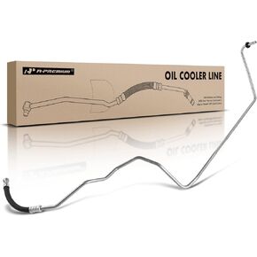 A-Premium Automatic Transmission Oil Cooler Line Hose Assembly Compatible with Dodge Ram 1500 2005-2008 Ram 2500 3500 2005-2009 5.7L