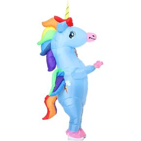 HSCTEK Unisex Child Inflatable Unicorn Costume
