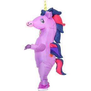 HSCTEK Unisex Child Inflatable Unicorn Costume