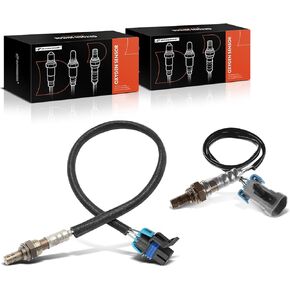 A-Premium O2 Oxygen Sensor Compatible with Chevrolet Colorado, Trailblazer, Trailblazer EXT & GMC Canyon, Envoy, Envoy XL & Isuzu Ascender, I-280, I-350 & Saab 9-7X & Buick Rainier, 2-PC Set