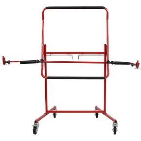 ABN Portable Bumper Hanger Auto Body Shop Stand - 53 to 78in Adjustable Bumper Stand Painting Car Repair Rack