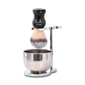 Deluxe Shaving Kit for Men, 3 in 1 Shaving Set, Shaving Brush, Shaving Bowl, Razor & Brush Holder