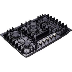 Anlyter 30 Inch Gas Cooktop, 5 Burners Built-in Gas Stove Top Stainless Steel, LPG/NG Convertible Gas Stove Dual Fuel Sealed Gas Hob in Saudi Arabia