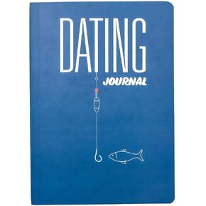 Made By Humans Dating Journal, 8.5" x 6" Hardcover Guided Journal, Perfect Fun Gift for Your Single Friends