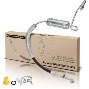 A-Premium Power Steering Pressure Line Hose Assembly Compatible with Ford Windstar 1999 2000 2001 2002 2003 V6 3.8L Replace# 1F223A719BA