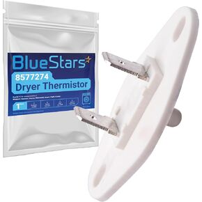 8577274 Dryer Thermistor Replacement part by BlueStars - Easy to Install - Exact Fit for Whirlpool Kenmore KitchenAid Dryers - Replaces 3976615 AP3919451 WP8577274 PS993287 3390292