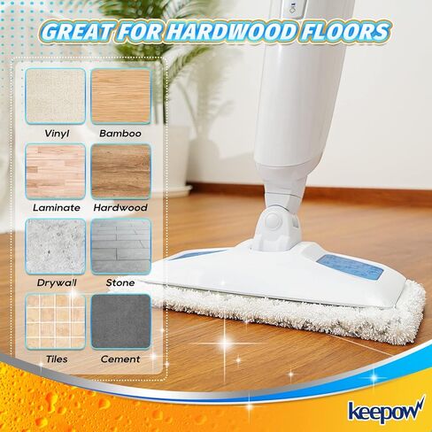 KEEPOW Steam Mop Replacement Pads for Bissell Powerfresh Steam Mop 1940 1544 1440 Series, Model 1544A, 2075A, 1806, 5938, 1940W, 19404, 1940A (6 Pack) in Kuwait