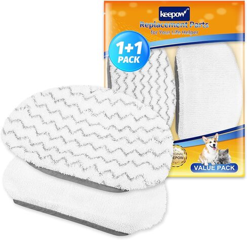 KEEPOW Steam Mop Replacement Pads for Bissell Powerfresh Steam Mop 1940 1544 1440 Series, Model 1544A, 2075A, 1806, 5938, 1940W, 19404, 1940A (6 Pack) in Kuwait