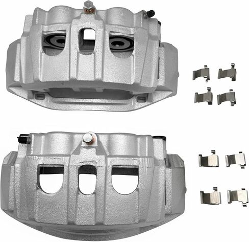 18B5074 18B5075 Pair Rear Brake Calipers with Brackets Fit for Ford E-150 2008-2014 for Ford E-250 2008-2014 for Ford E-350 2008-2023 Super Duty for Ford ECONOLINE 2010-2014 in Saudi Arabia