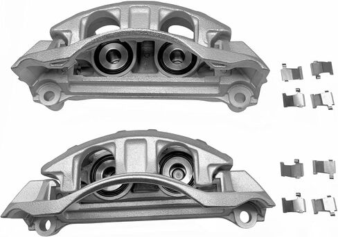 18B5074 18B5075 Pair Rear Brake Calipers with Brackets Fit for Ford E-150 2008-2014 for Ford E-250 2008-2014 for Ford E-350 2008-2023 Super Duty for Ford ECONOLINE 2010-2014 in Saudi Arabia