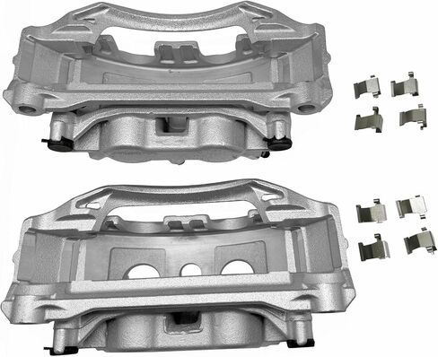 18B5074 18B5075 Pair Rear Brake Calipers with Brackets Fit for Ford E-150 2008-2014 for Ford E-250 2008-2014 for Ford E-350 2008-2023 Super Duty for Ford ECONOLINE 2010-2014 in Saudi Arabia