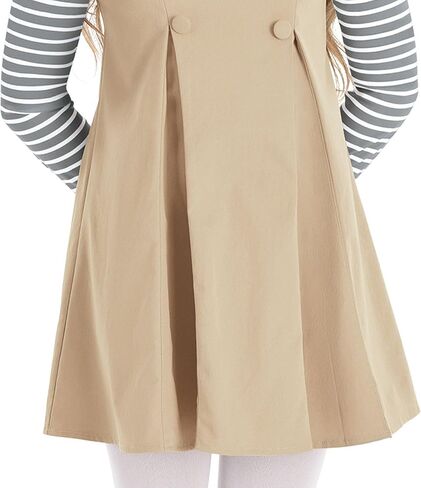 زي Party City M3GAN للفتيات - يتضمن الزي فستانًا من البوليستر مع فيونكة مرفقة وجوارب من النايلون - أزياء الهالوين وحفلات أعياد الميلاد والمناسبات ذات الطابع الخاص in Kuwait