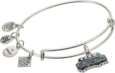 سوار Alex and Ani لعطلة عيد الميلاد RV باللون الأزرق مقاس واحد in Saudi Arabia