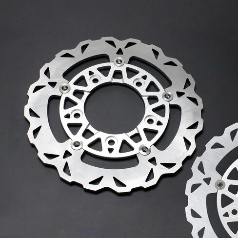 POWERJAMES 7.0mm Thickness Black Floating Rear Brake Rotor Fits for Harley Davidson 06-17 VRSC, V-Rod, Street Rod, Night Rod, V-Rod Muscle (Black) in Saudi Arabia