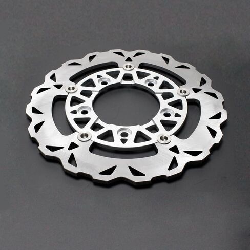 POWERJAMES 7.0mm Thickness Black Floating Rear Brake Rotor Fits for Harley Davidson 06-17 VRSC, V-Rod, Street Rod, Night Rod, V-Rod Muscle (Black) in Saudi Arabia