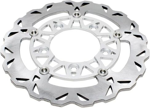 POWERJAMES 7.0mm Thickness Black Floating Rear Brake Rotor Fits for Harley Davidson 06-17 VRSC, V-Rod, Street Rod, Night Rod, V-Rod Muscle (Black) in Saudi Arabia