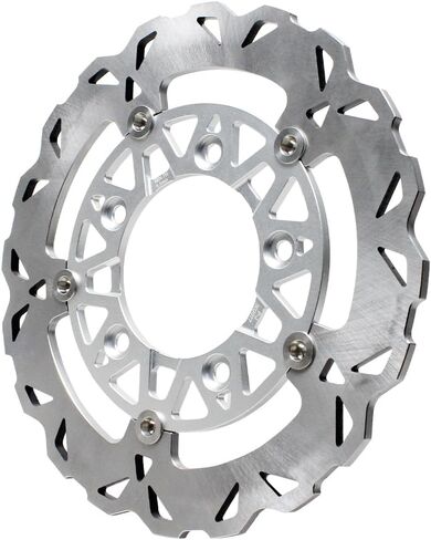 POWERJAMES 7.0mm Thickness Black Floating Rear Brake Rotor Fits for Harley Davidson 06-17 VRSC, V-Rod, Street Rod, Night Rod, V-Rod Muscle (Black) in Saudi Arabia