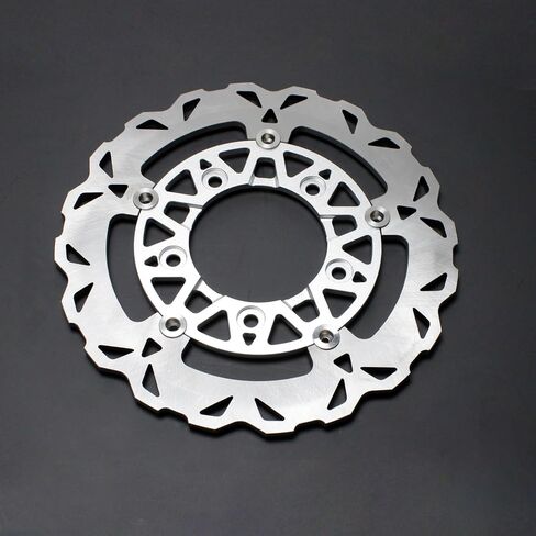 POWERJAMES 7.0mm Thickness Black Floating Rear Brake Rotor Fits for Harley Davidson 06-17 VRSC, V-Rod, Street Rod, Night Rod, V-Rod Muscle (Black) in Saudi Arabia